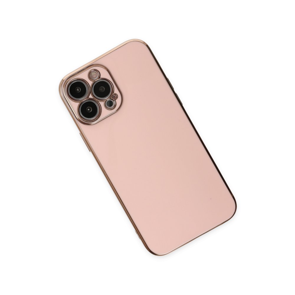 iPhone 15 Pro Max Kılıf Volet Silikon - Pembe iPhone 15 Pro Max Kılıf Volet Silikon - Pembe