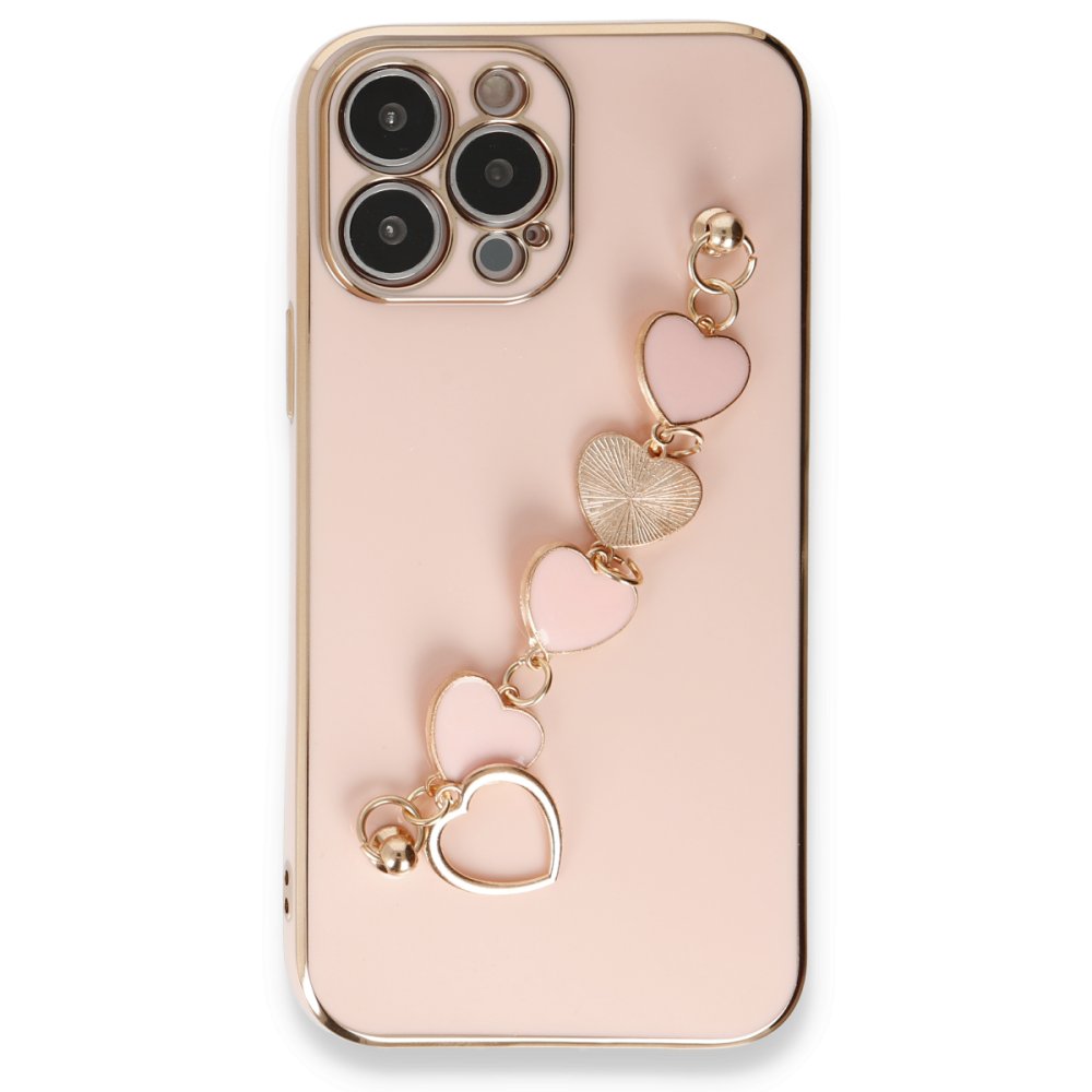  iPhone 14 Pro Kılıf Esila Silikon - Pudra