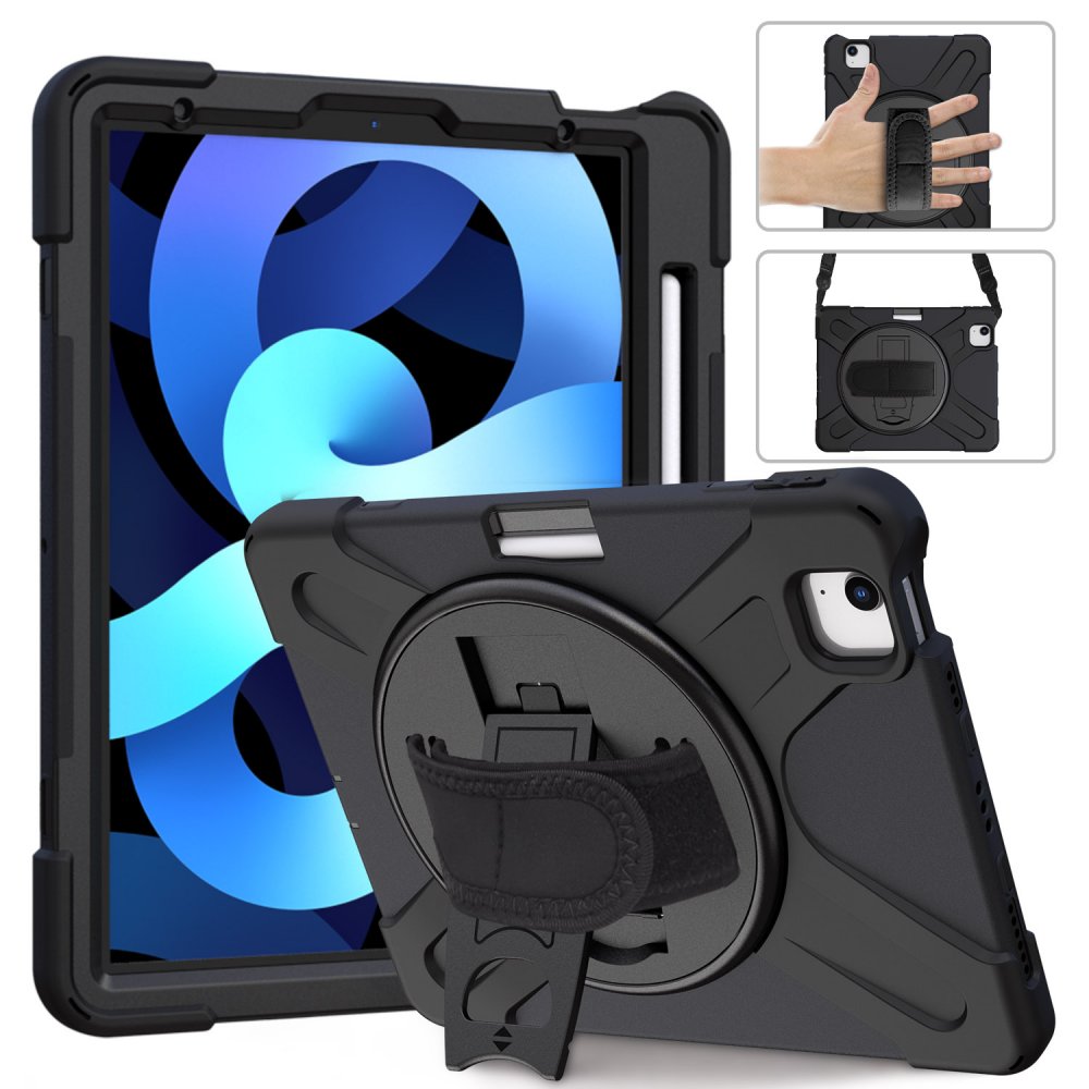  iPad Air 4 10.9 Kılıf Amazing Tablet Kapak - Siyah