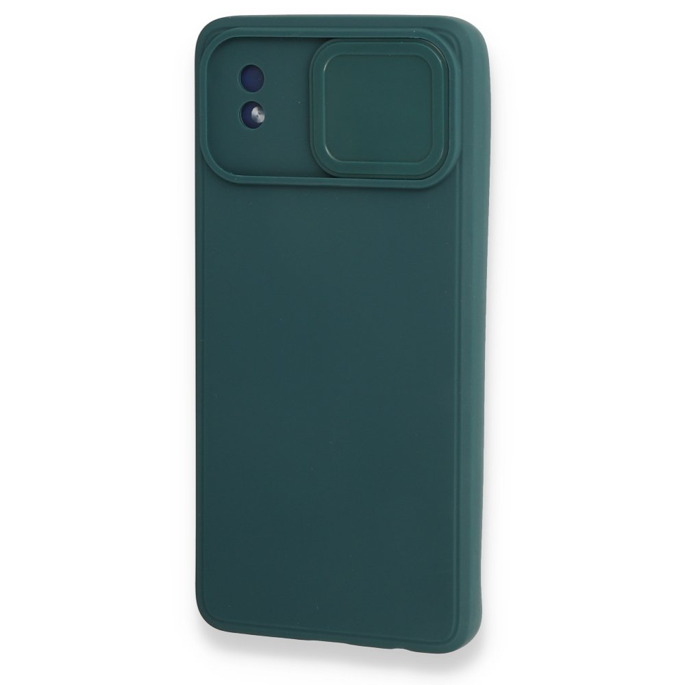  Samsung Galaxy A01 Core Kılıf Color Lens Silikon - Yeşil
