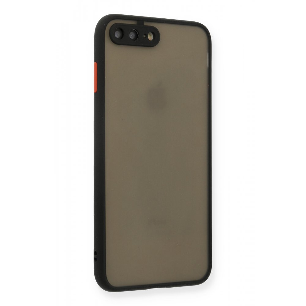 iPhone 8 Plus Kılıf Montreal Silikon Kapak - Siyah iPhone 8 Plus Kılıf Montreal Silikon Kapak - Siyah