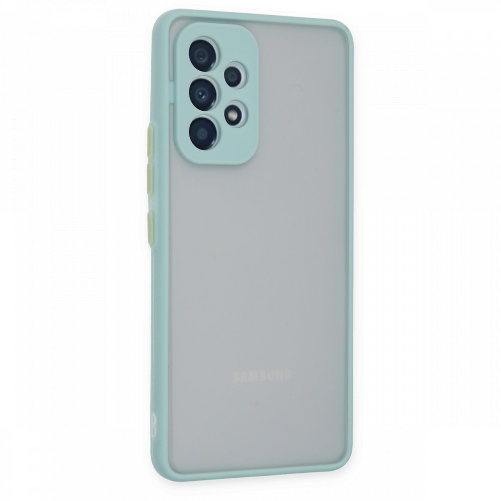  Samsung Galaxy A53 5G Kılıf Montreal Silikon Kapak - Turkuaz