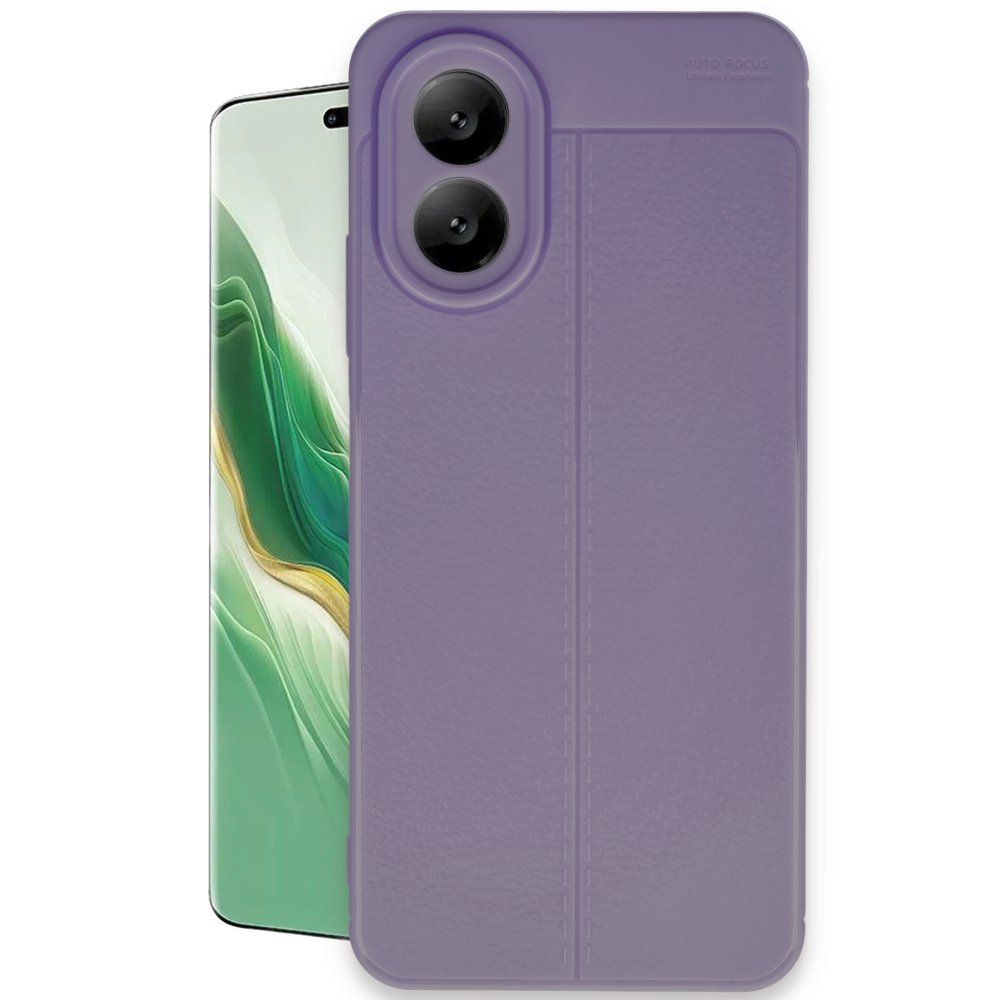 Oppo A38 Kılıf Auto Focus Kapak - Lila Oppo A38 Kılıf Auto Focus Kapak - Lila