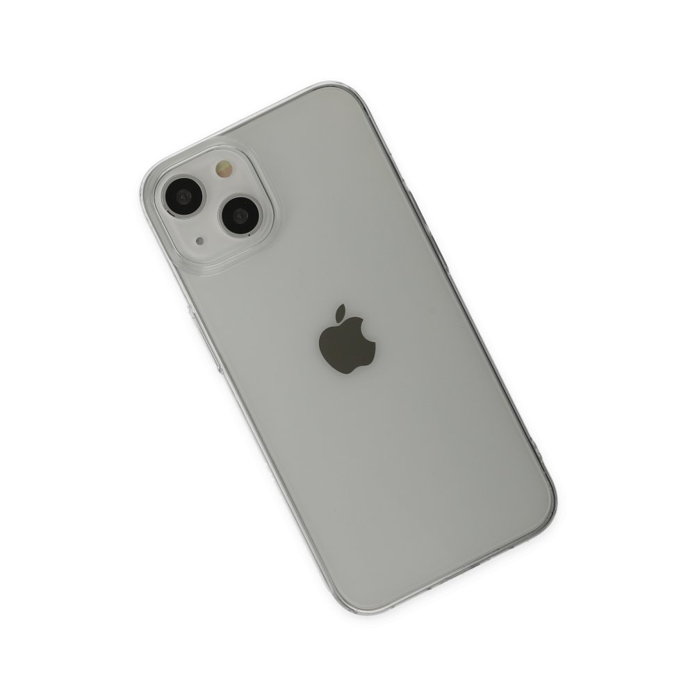  iPhone 14 Plus Kılıf Pc Sert Şeffaf Kapak - Şeffaf