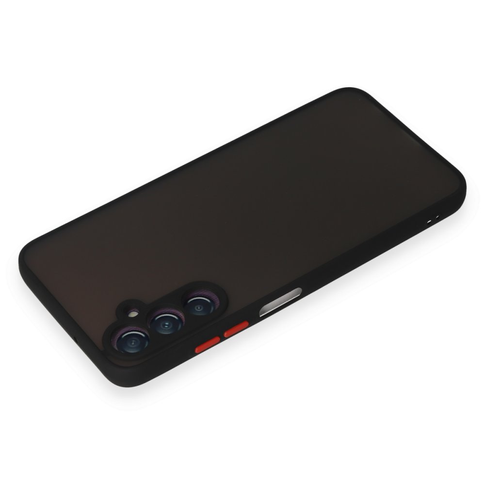  Samsung Galaxy A05S Kılıf Montreal Silikon Kapak - Siyah