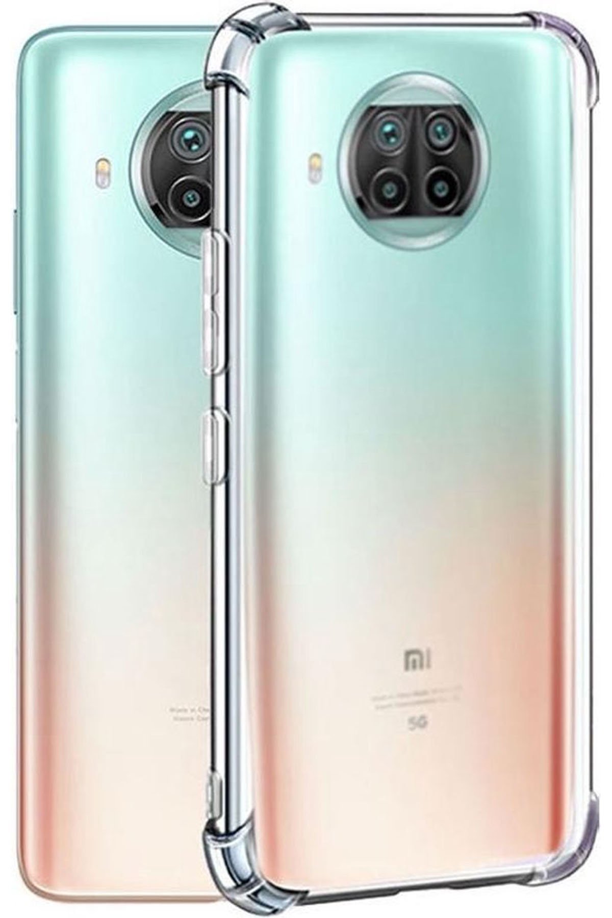 Redmi Note 9 Pro 5G Kılıf Olex Tpu Silikon - Şeffaf
