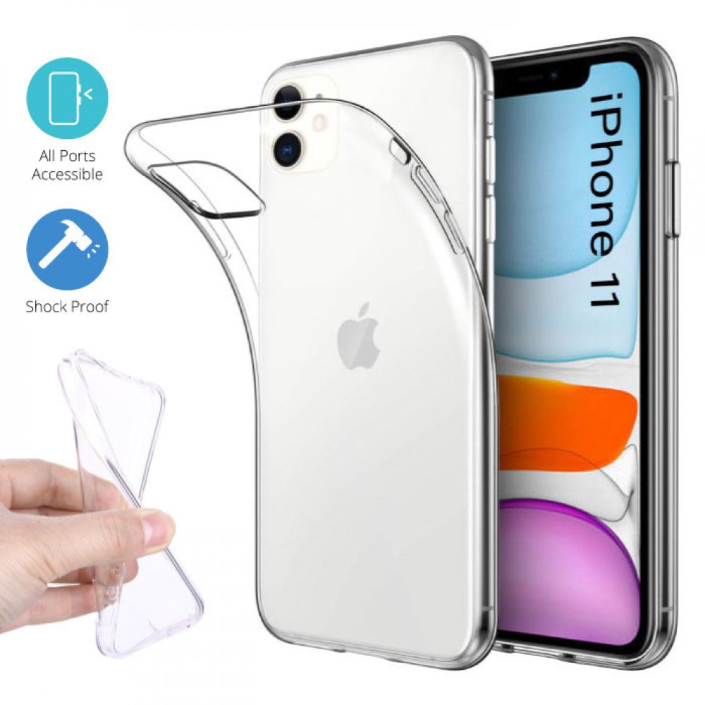 iPhone 11 Kılıf Lüx Şeffaf Silikon iPhone 11 Kılıf Lüx Şeffaf Silikon