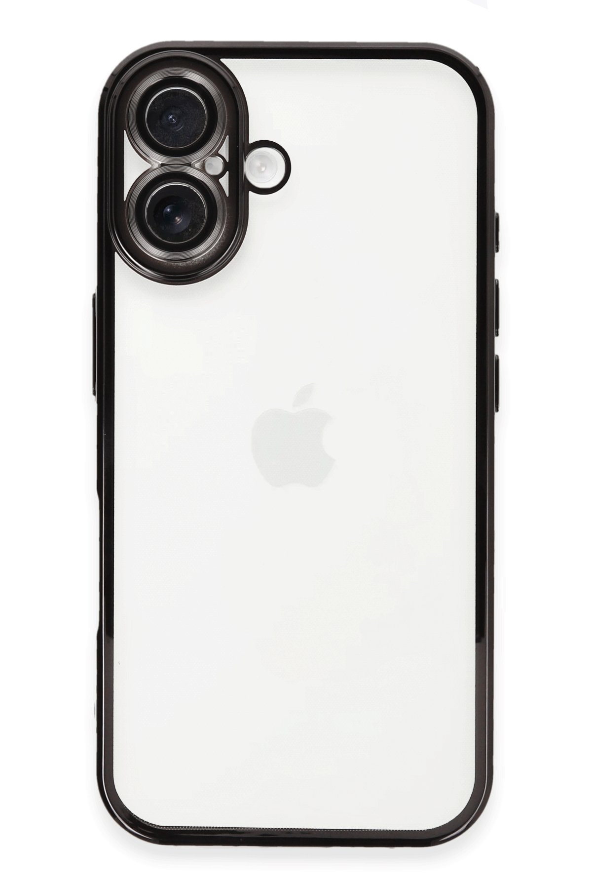  iPhone 16 Plus Kılıf Razer Lensli Silikon - Siyah