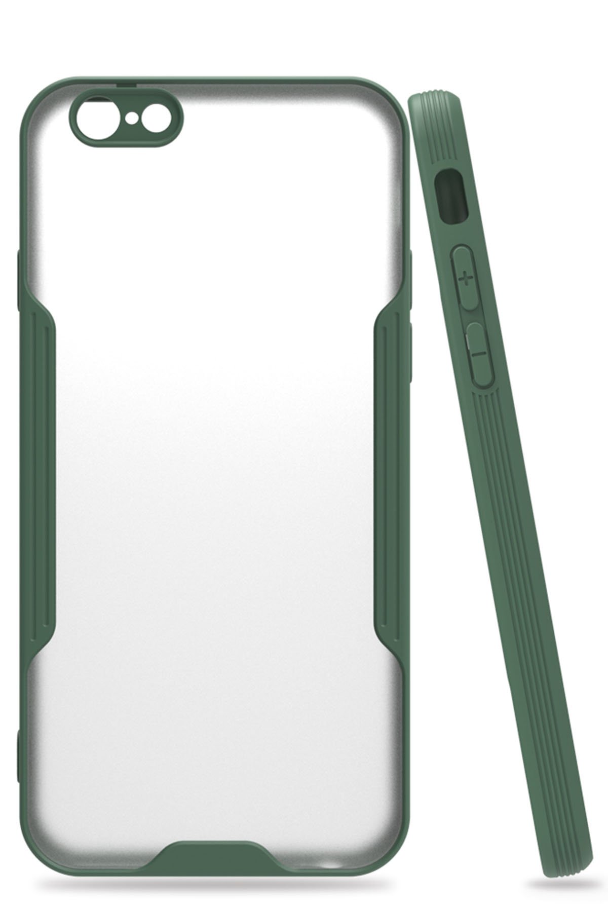  iPhone 6 Kılıf Platin Silikon - Yeşil
