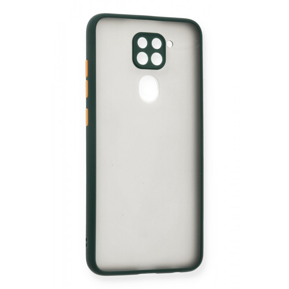 Redmi Note 9 Kılıf Montreal Silikon Kapak - Yeşil