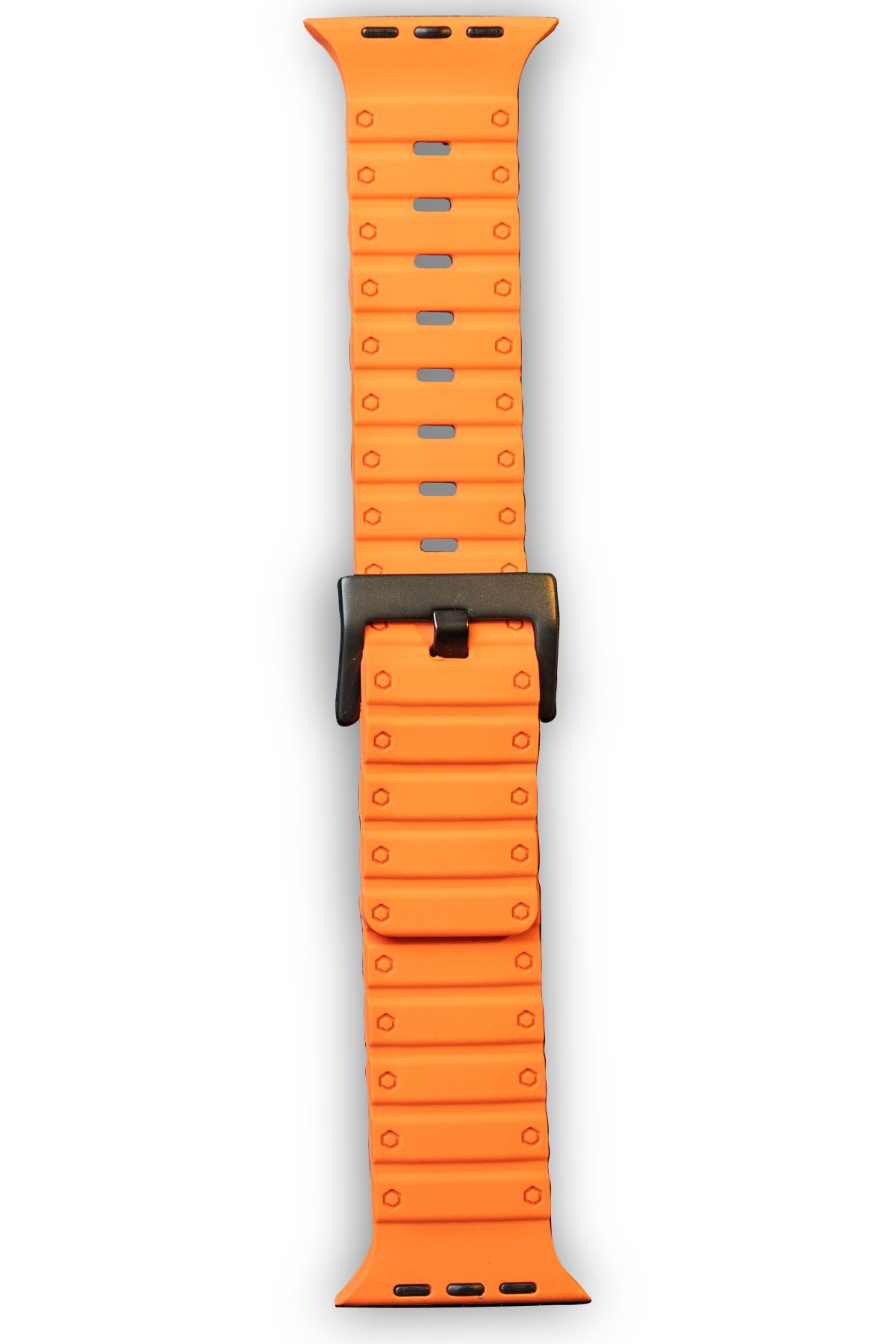  Apple Watch Ultra 49mm Magnus Mıknatıslı Silikon Kordon - Turuncu