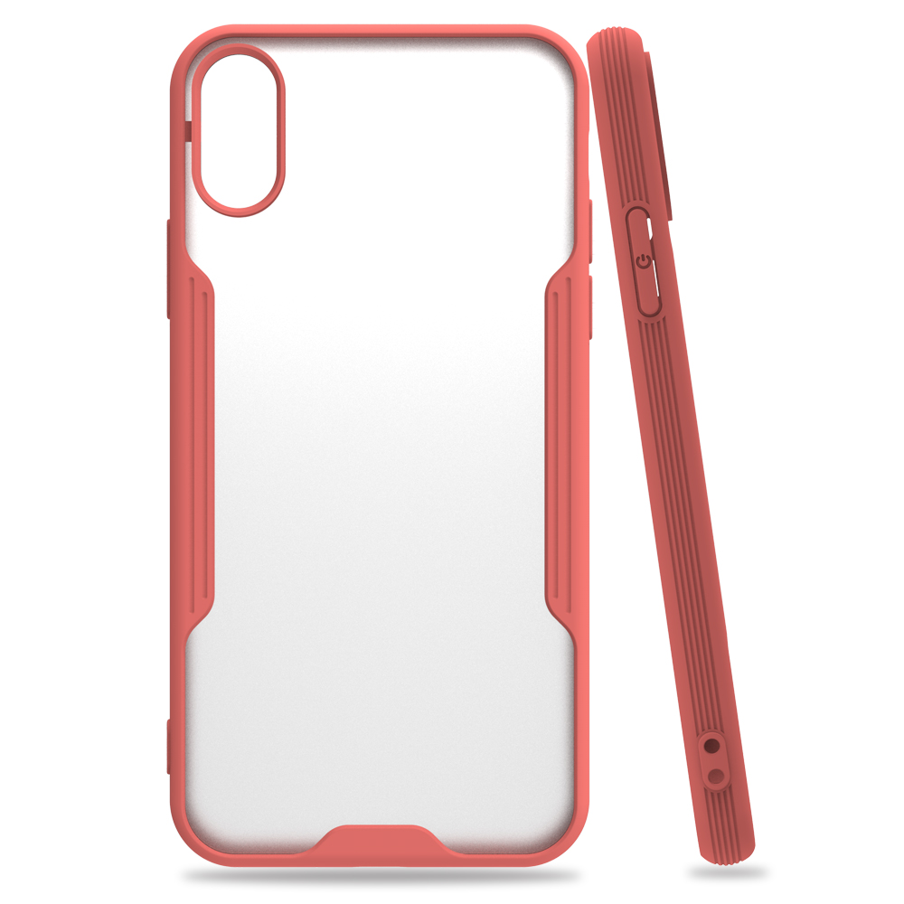 iPhone XS Kılıf Platin Silikon - Pembe iPhone XS Kılıf Platin Silikon - Pembe