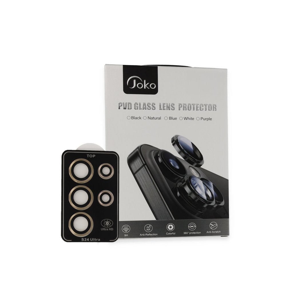 Joko Samsung Galaxy S23 Ultra PVD Metal Kamera Lens - Gold Joko Samsung Galaxy S23 Ultra PVD Metal Kamera Lens - Gold