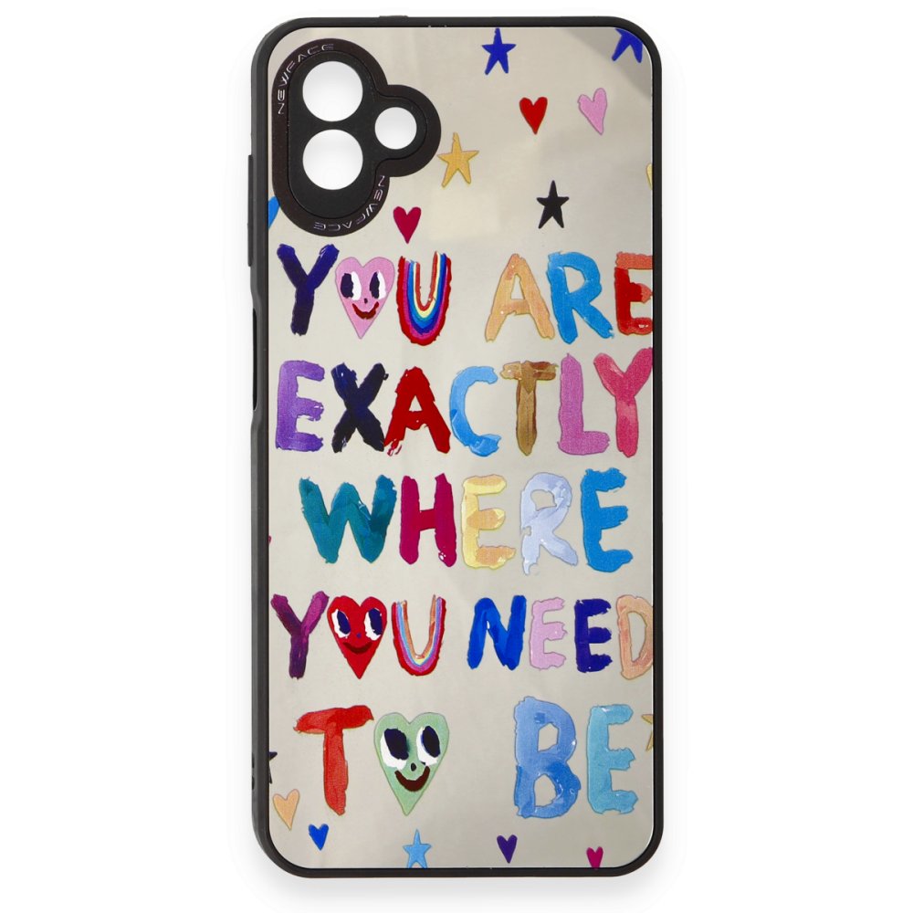  Samsung Galaxy A04 Kılıf Mirror Desenli Kapak - Mirror - 10