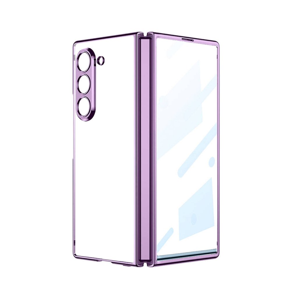  Samsung Galaxy Z Fold 5 Kılıf Fold Element Kapak - Mor
