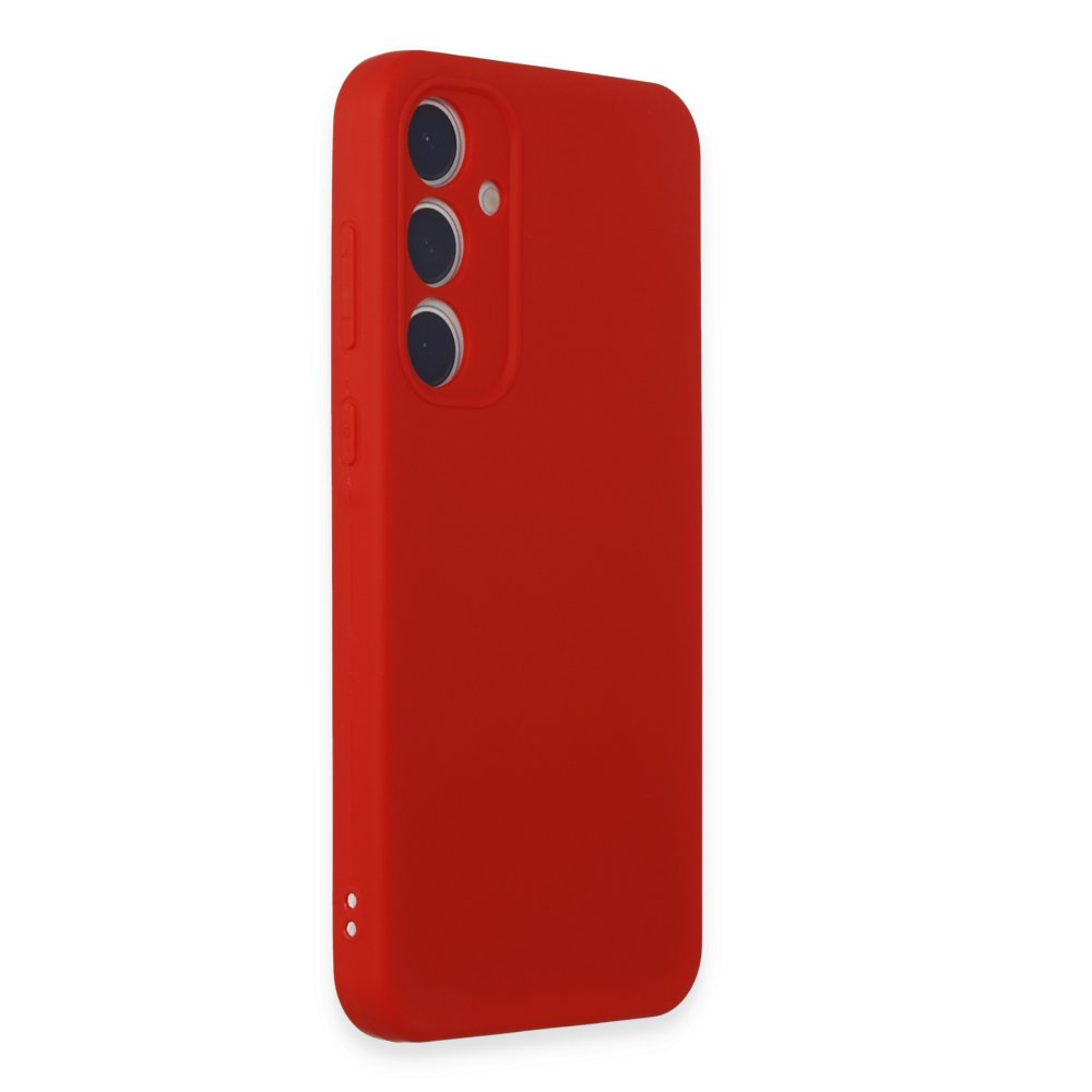  Samsung Galaxy A35 5G Kılıf First Silikon - Kırmızı