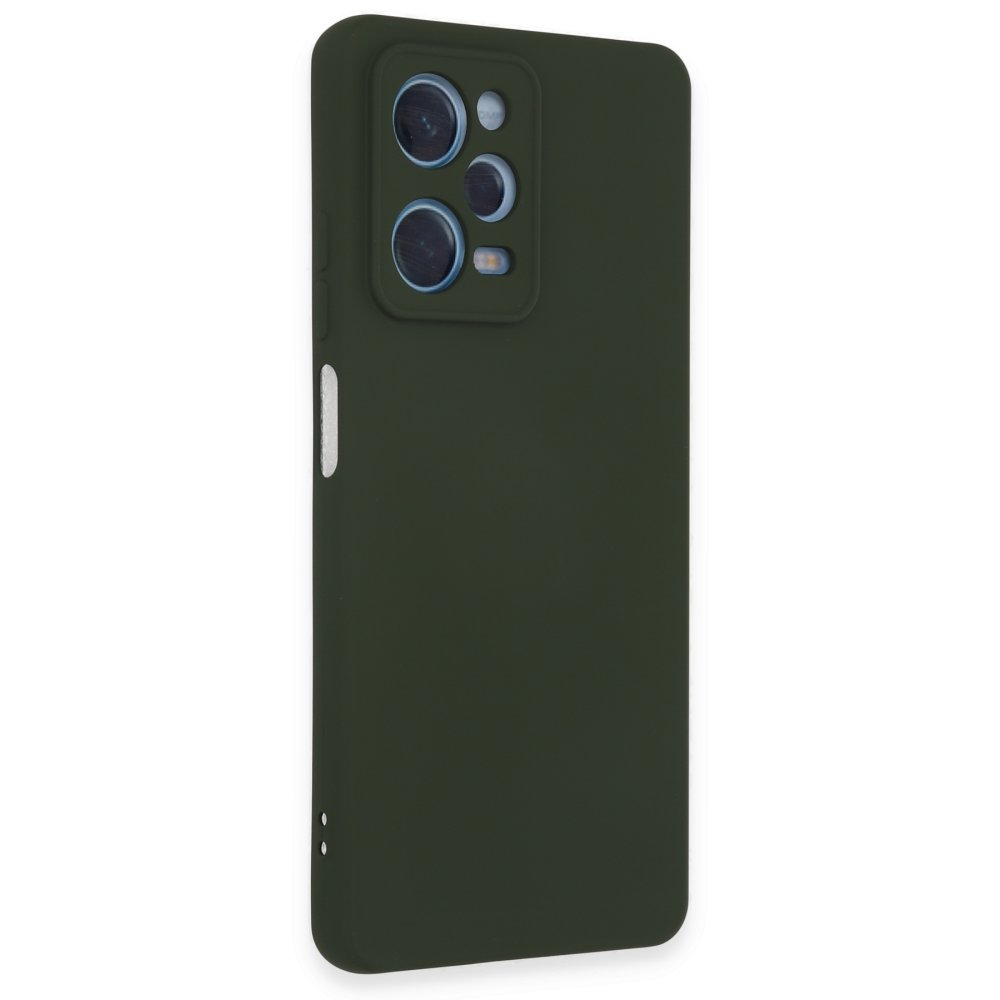 Xiaomi Poco X5 5G Kılıf Nano içi Kadife Silikon - Koyu Yeşil Xiaomi Poco X5 5G Kılıf Nano içi Kadife Silikon - Koyu Yeşil