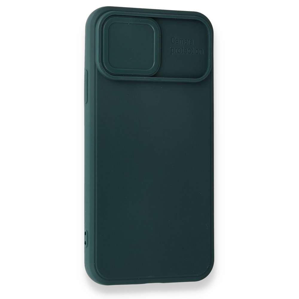iPhone XS Kılıf Color Lens Silikon - Yeşil iPhone XS Kılıf Color Lens Silikon - Yeşil