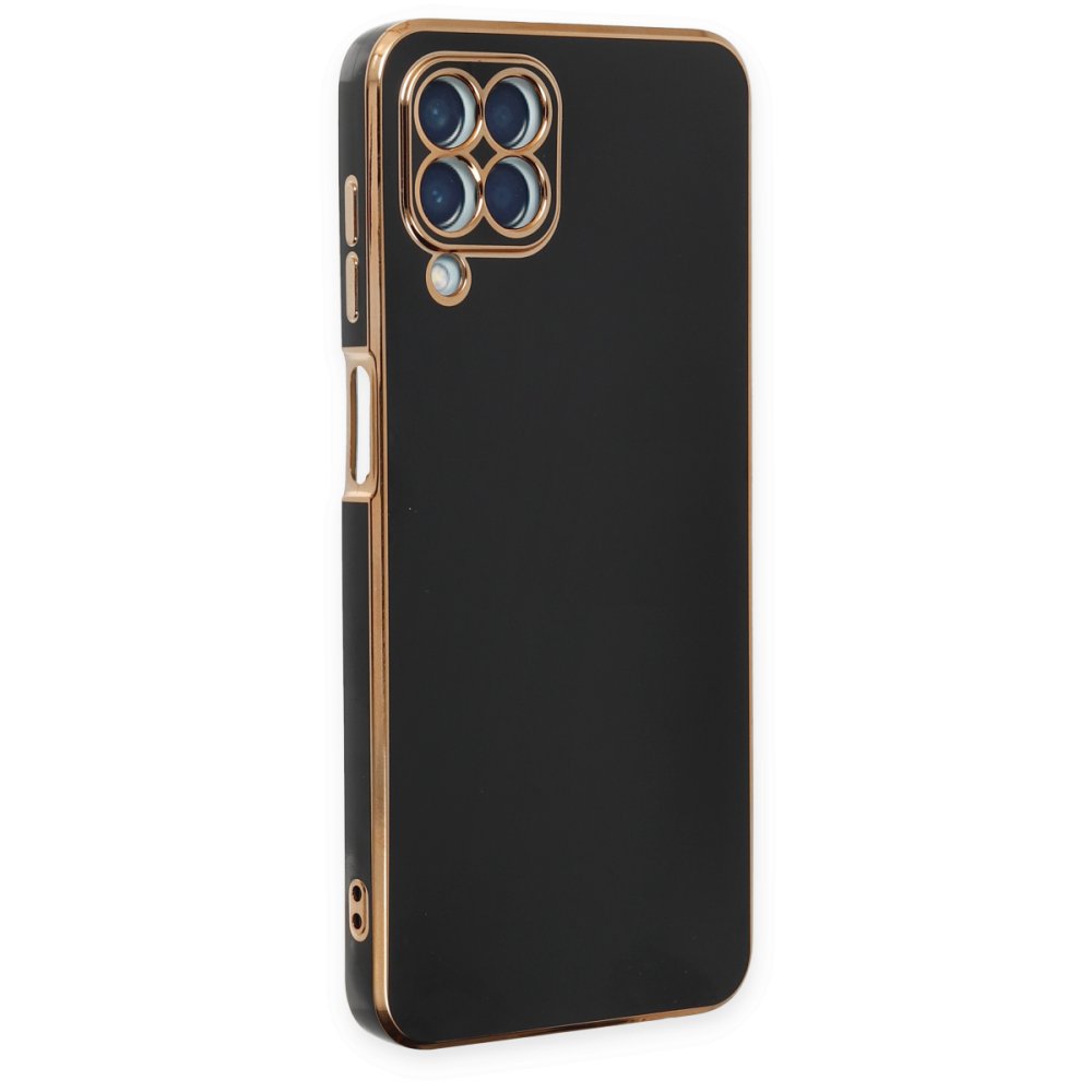  Samsung Galaxy M33 Kılıf Volet Silikon - Siyah