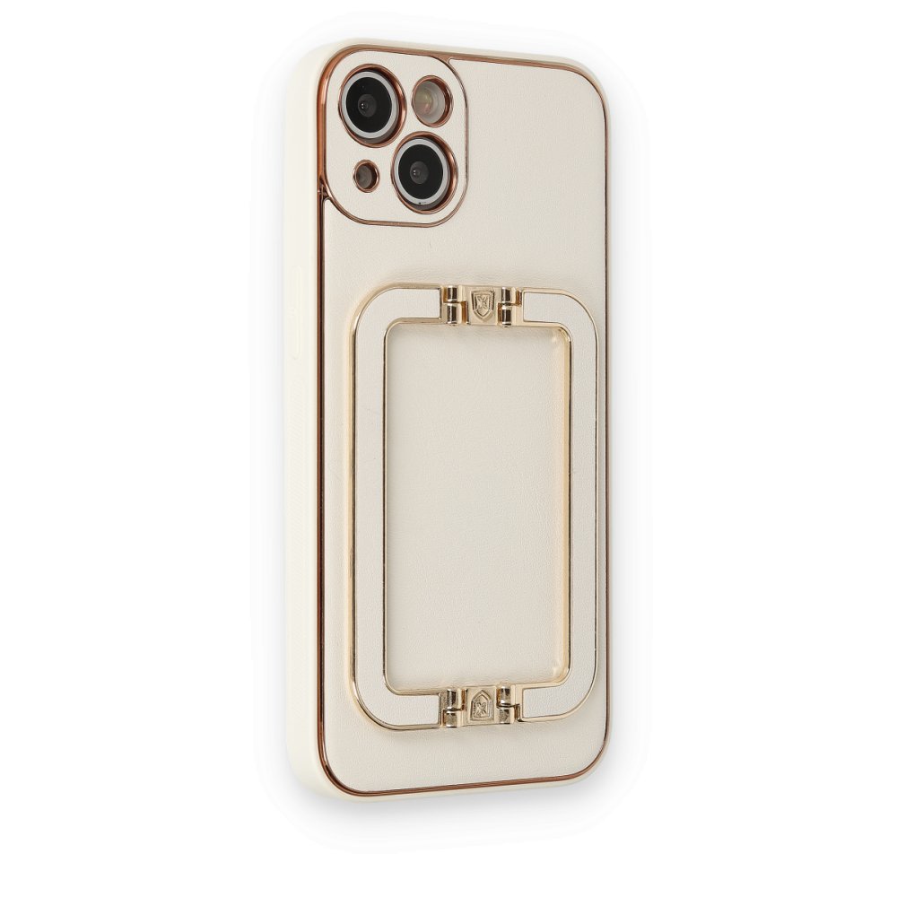 iPhone 14 Kılıf Coco Elit Kapak - Beyaz iPhone 14 Kılıf Coco Elit Kapak - Beyaz