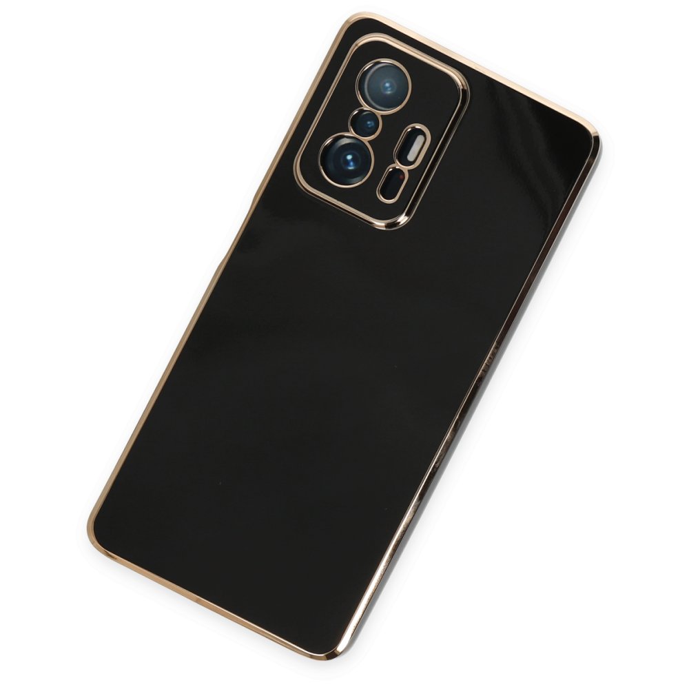 Xiaomi Mi 11T Kılıf Volet Silikon - Siyah  Xiaomi Mi 11T Kılıf Volet Silikon - Siyah
