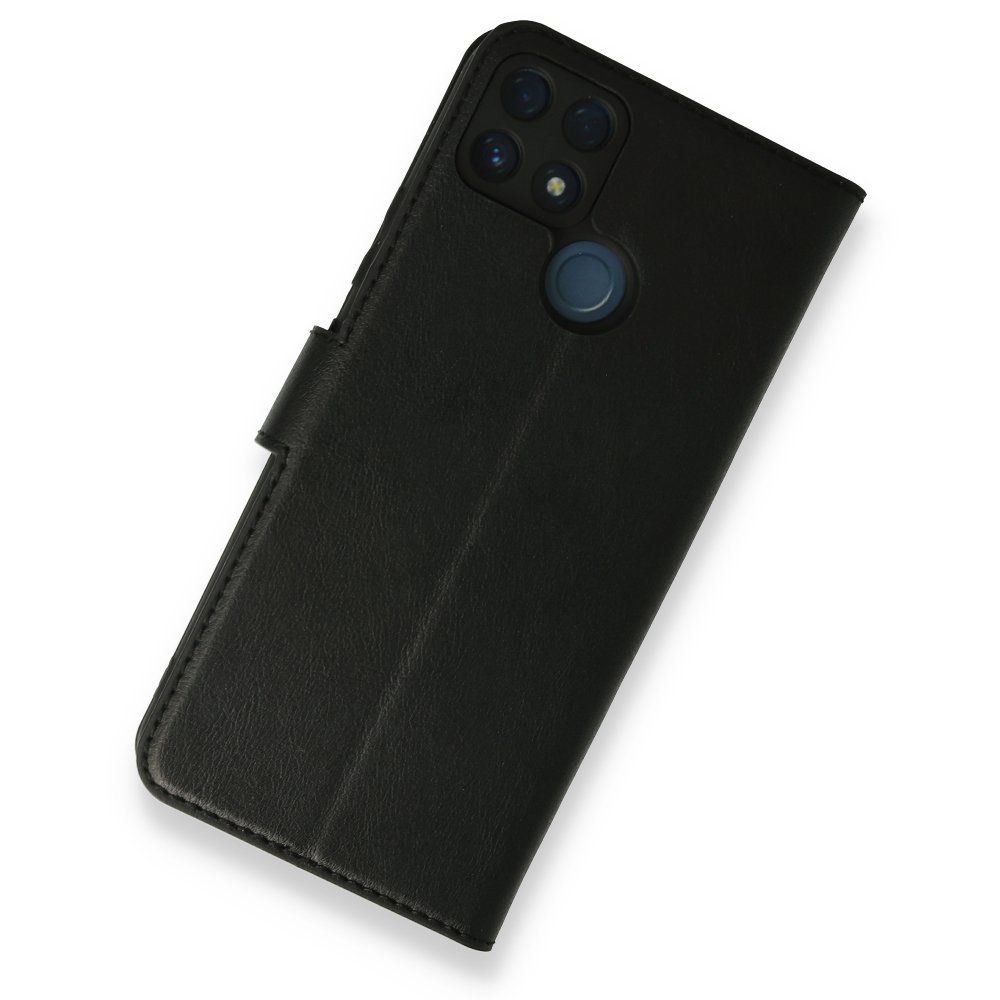  Realme C25s Kılıf Trend S Plus Kapaklı Kılıf - Siyah