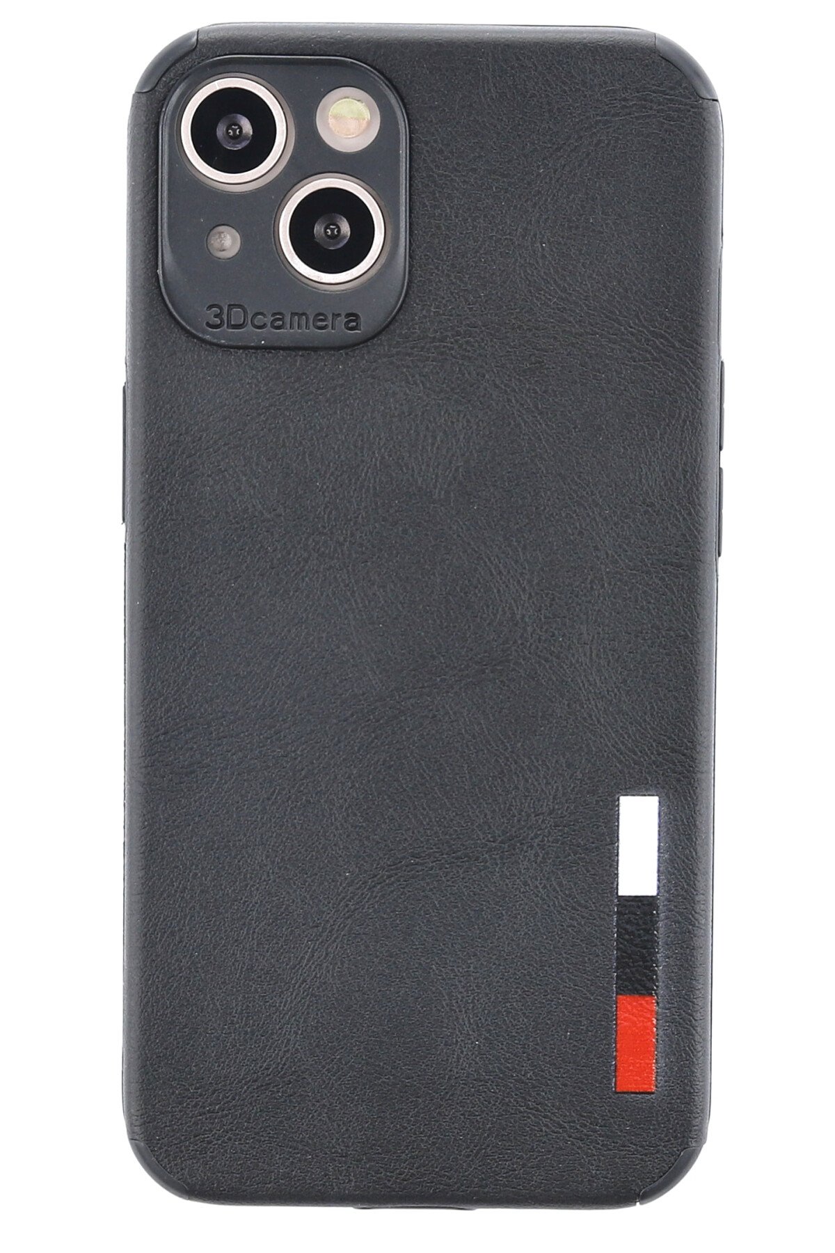 iPhone 13 Mini Kılıf Loop Deri Silikon - Siyah iPhone 13 Mini Kılıf Loop Deri Silikon - Siyah