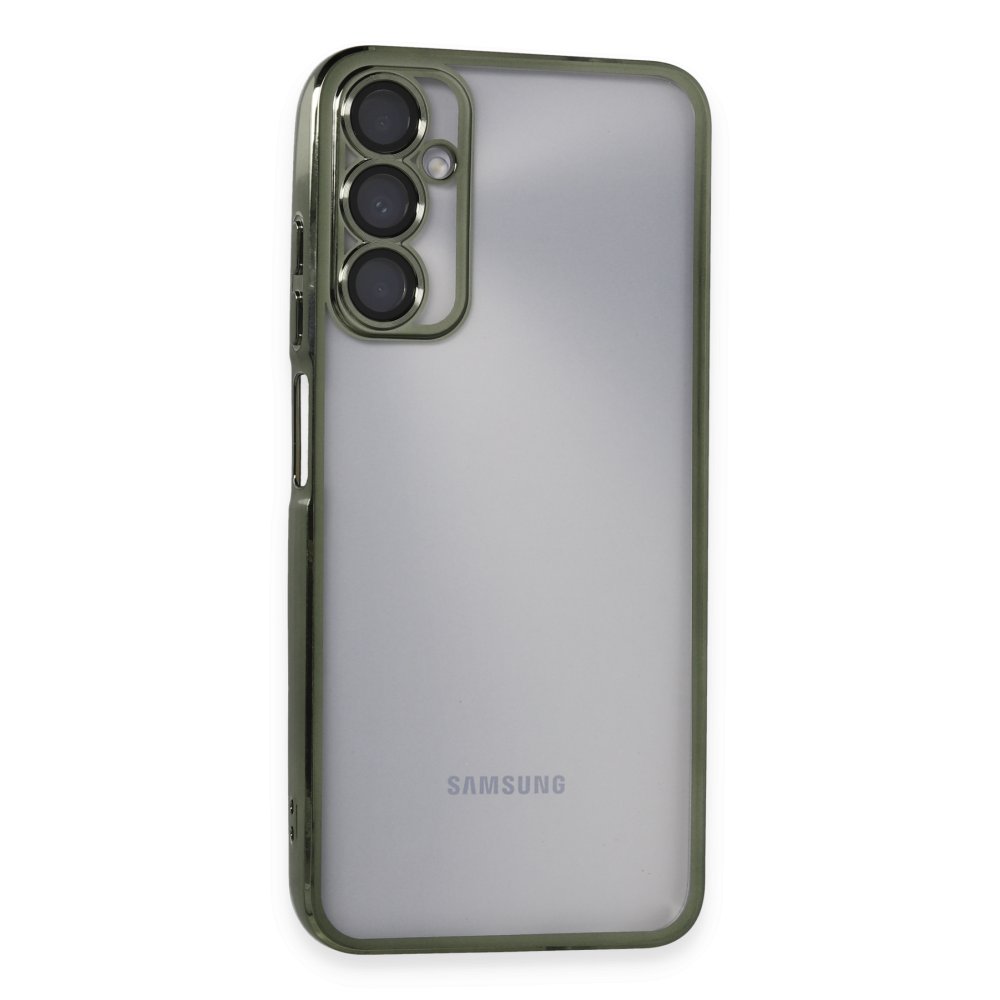  Samsung Galaxy A05S Kılıf Razer Lensli Silikon - Yeşil