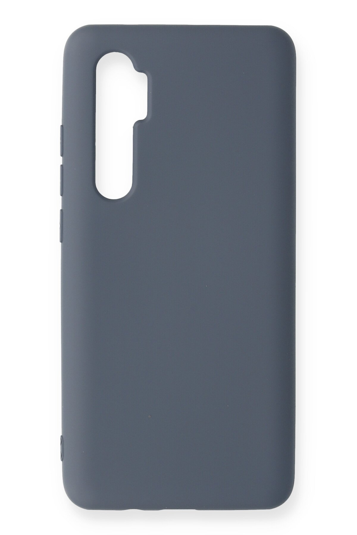 Xiaomi Mi Note 10 Lite Kılıf Nano içi Kadife Silikon - Gri  Xiaomi Mi Note 10 Lite Kılıf Nano içi Kadife Silikon - Gri
