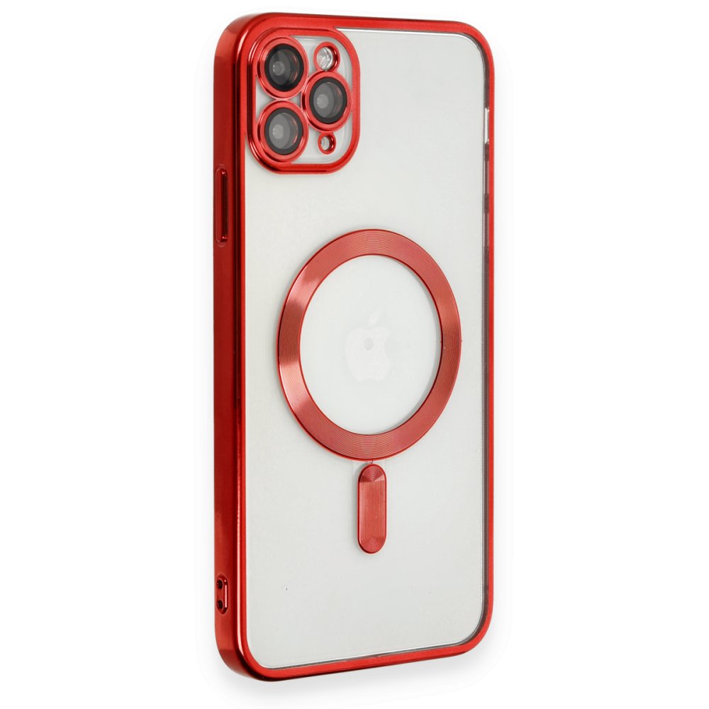  iPhone 11 Pro Max Kılıf Kross Magneticsafe Kapak - Kırmızı