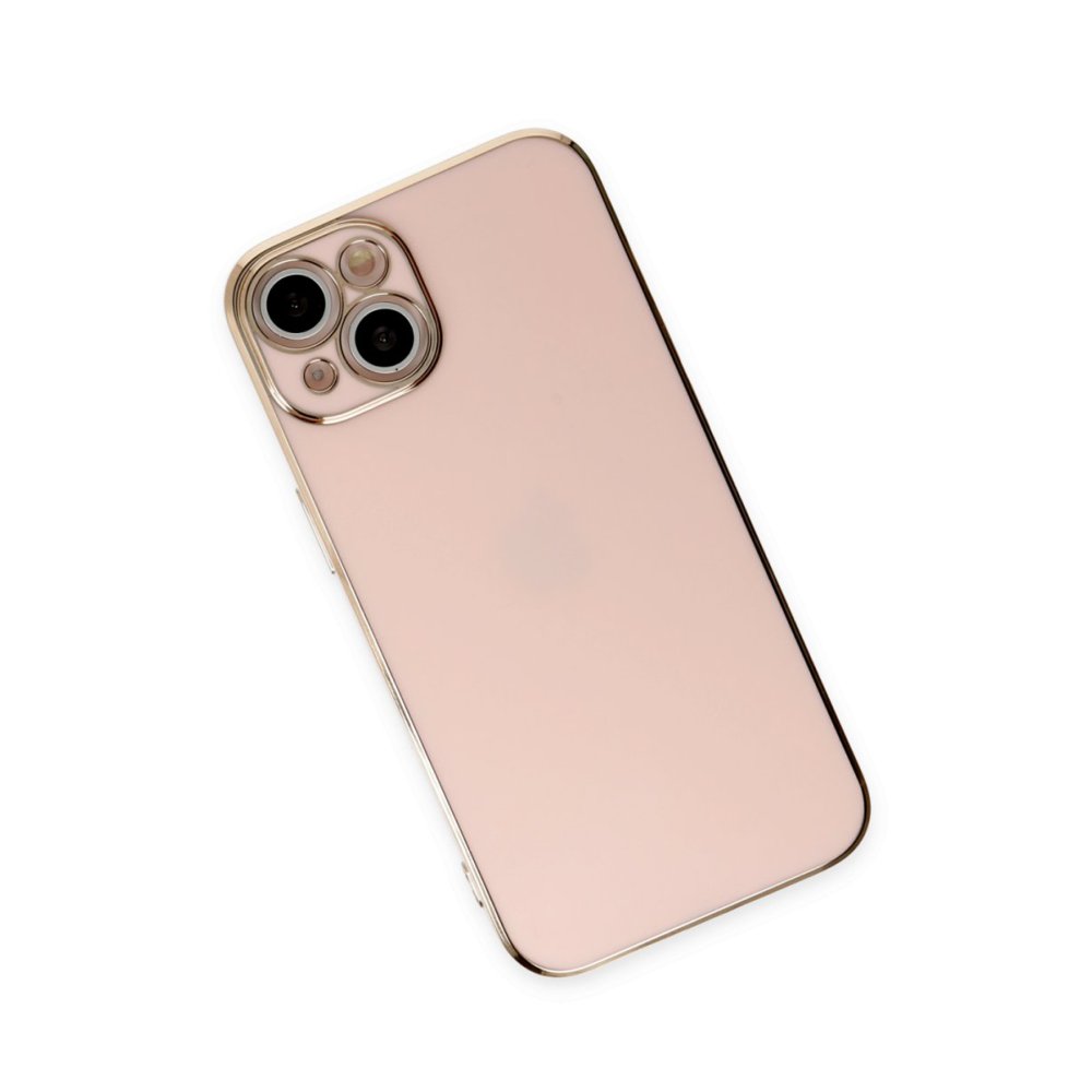 iPhone 15 Kılıf Volet Silikon - Pembe  iPhone 15 Kılıf Volet Silikon - Pembe