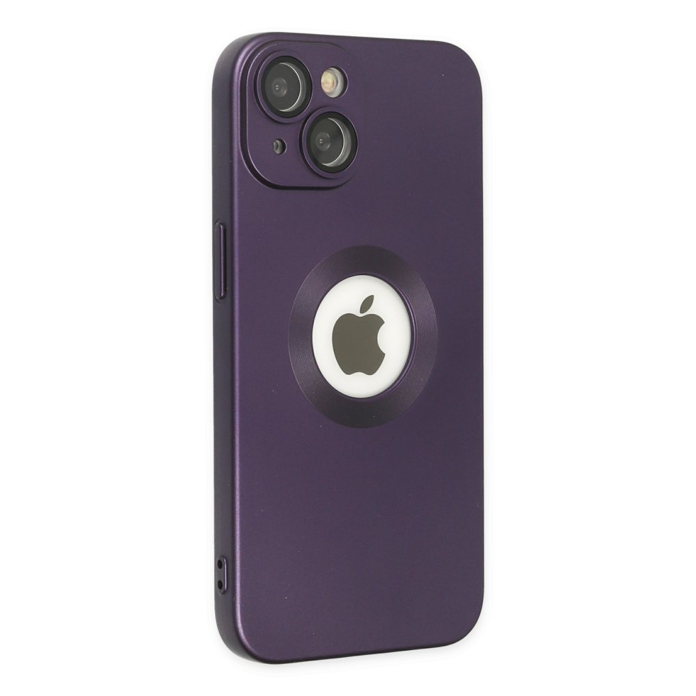 iPhone 14 Plus Kılıf Vamos Lens Silikon - Mor iPhone 14 Plus Kılıf Vamos Lens Silikon - Mor