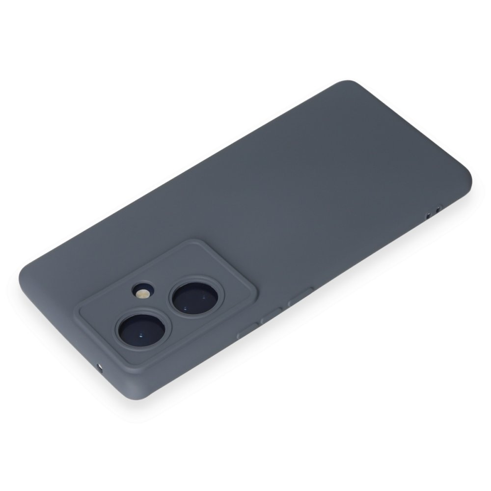 Vivo V29 Lite Kılıf Nano içi Kadife Silikon - Gri Vivo V29 Lite Kılıf Nano içi Kadife Silikon - Gri