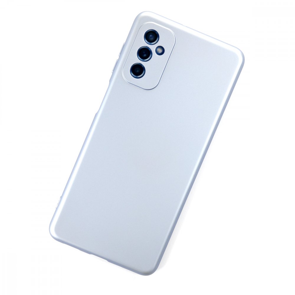  Samsung Galaxy M52 5G Kılıf Nano içi Kadife Silikon - Sky Blue