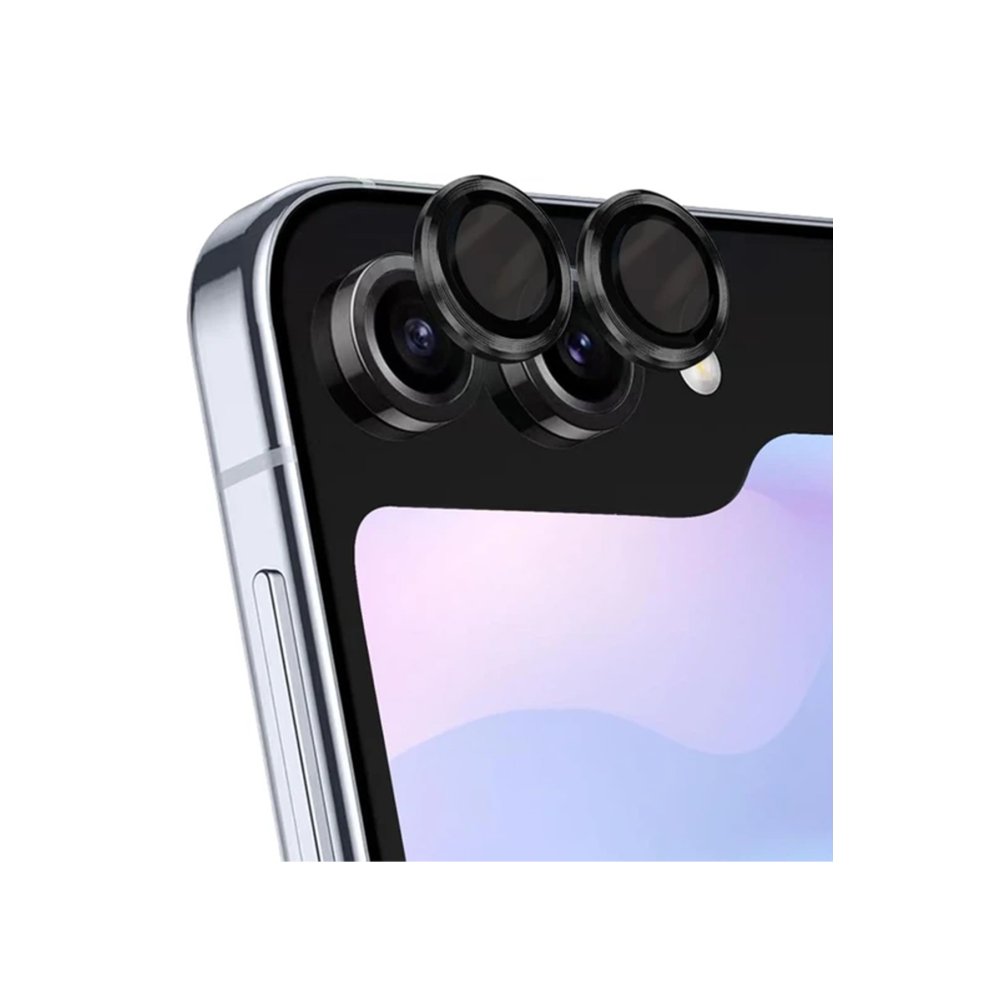  Samsung Galaxy Z Flip 5 Valdez Metal Kamera Lens - Siyah