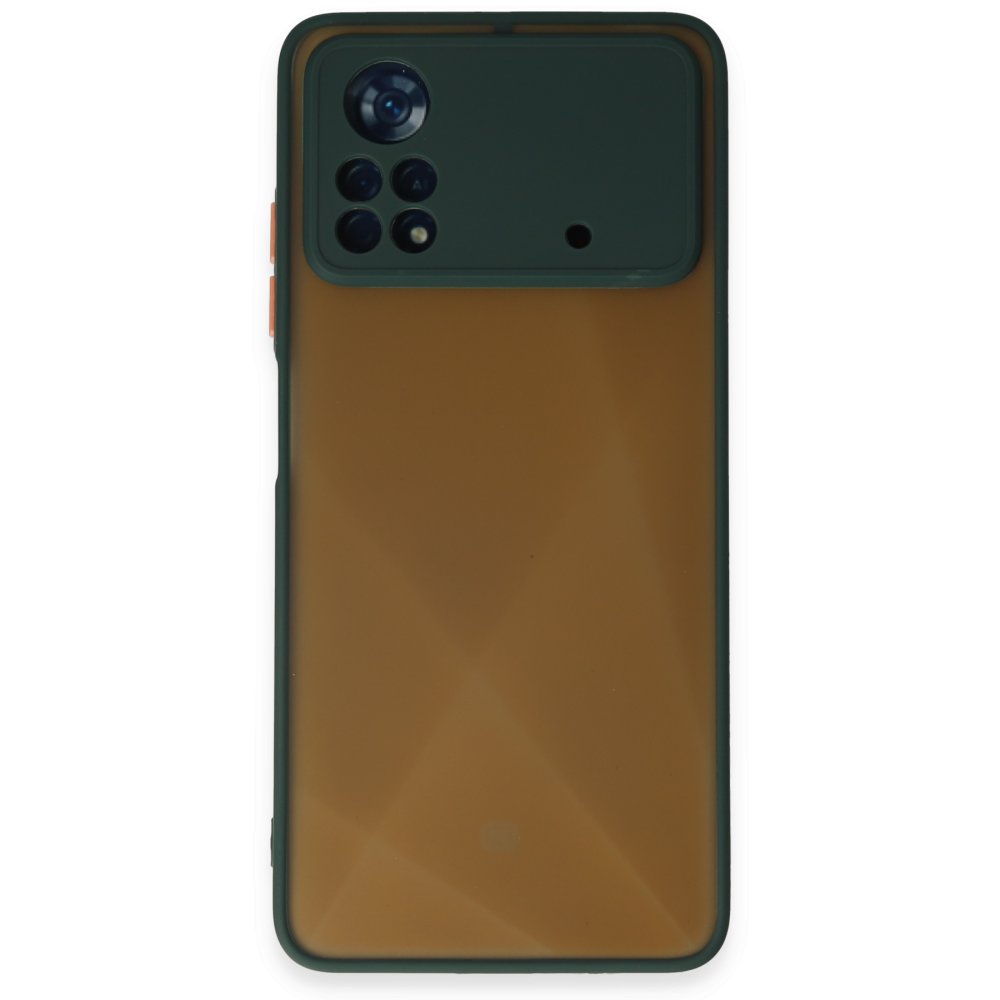  Xiaomi Poco X4 Pro 5G Kılıf Montreal Silikon Kapak - Yeşil