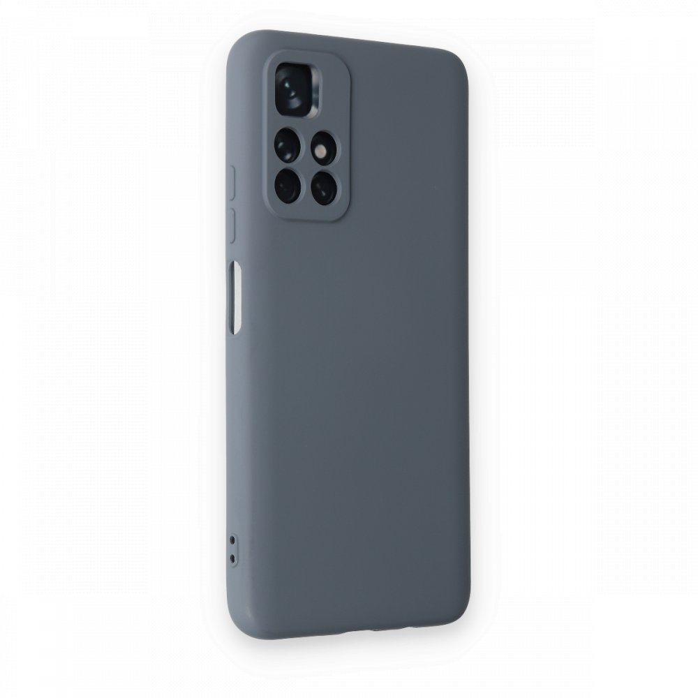  Xiaomi Poco M4 Pro 5G Kılıf Nano içi Kadife Silikon - Gri
