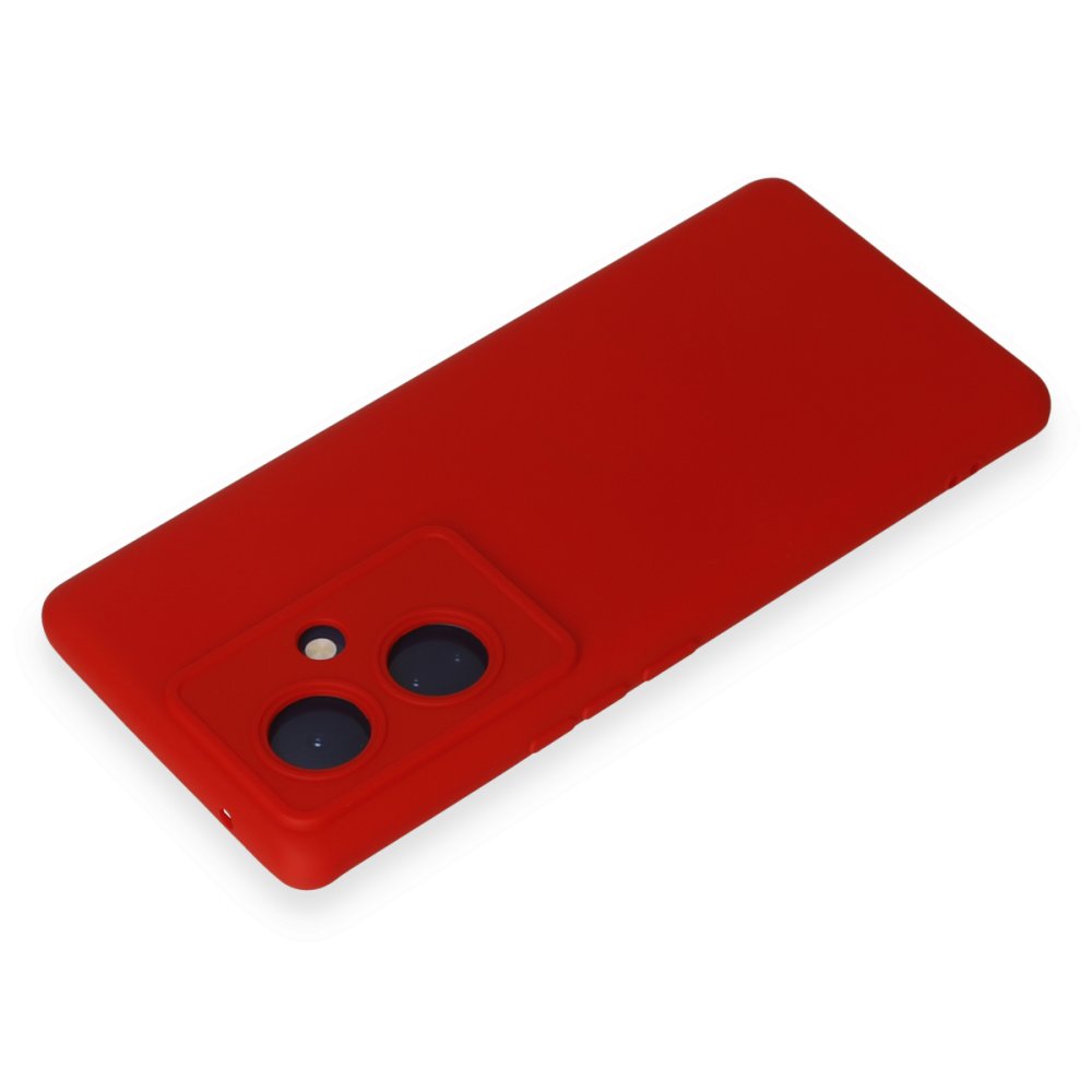 Vivo V29 Lite Kılıf Nano içi Kadife Silikon - Kırmızı Vivo V29 Lite Kılıf Nano içi Kadife Silikon - Kırmızı