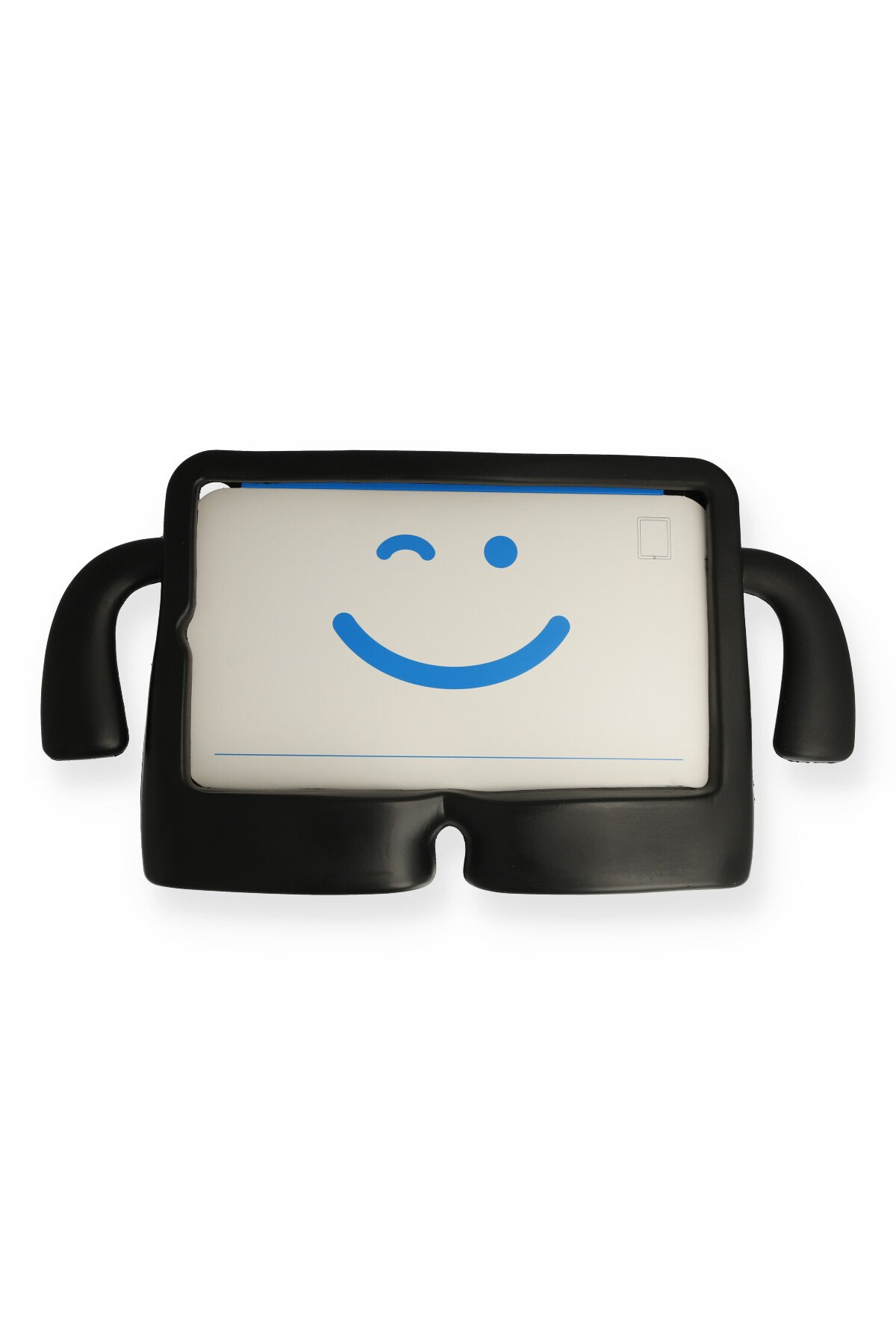 iPad Mini 3 Kılıf Karakter Tablet Silikon - Siyah iPad Mini 3 Kılıf Karakter Tablet Silikon - Siyah