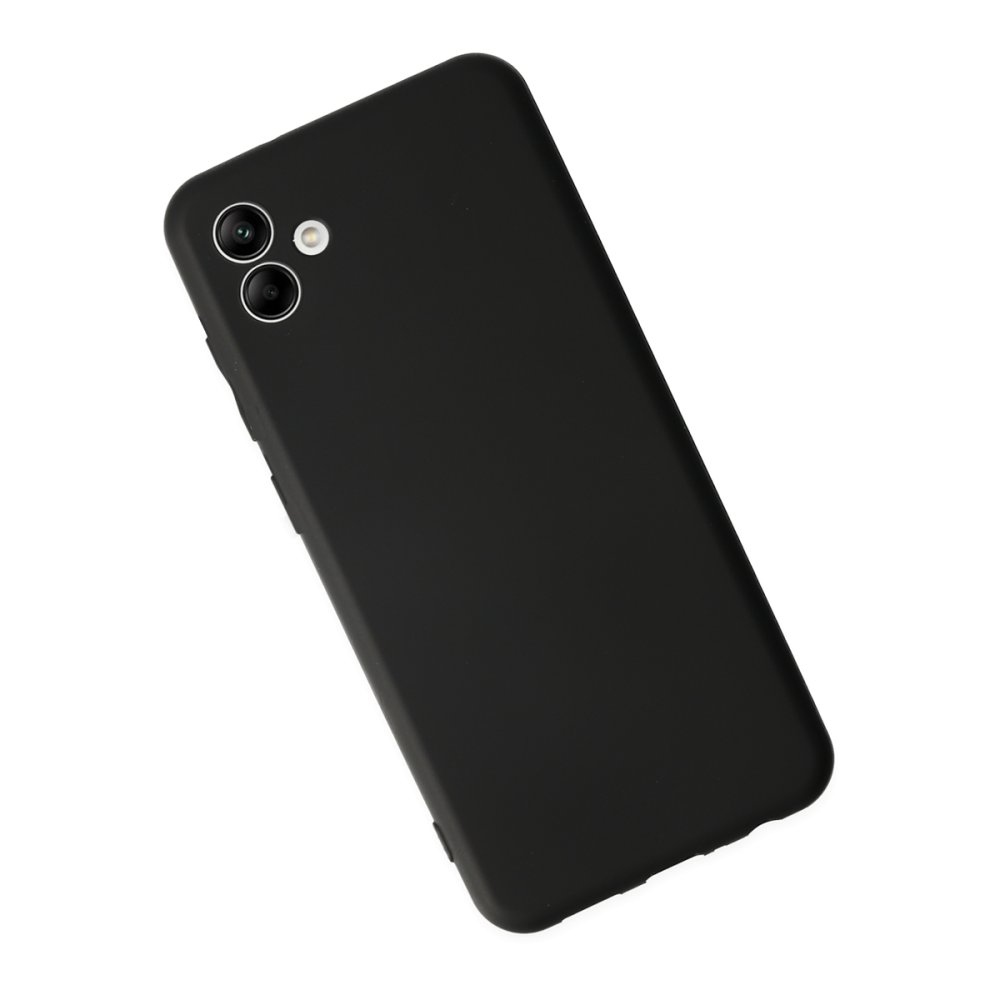  Samsung Galaxy A04E Kılıf First Silikon - Siyah