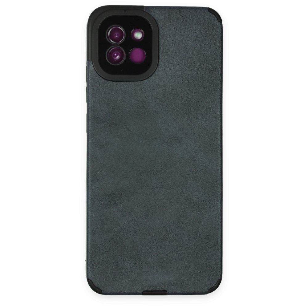  Samsung Galaxy A03 Kılıf Loop Deri Silikon - Lacivert