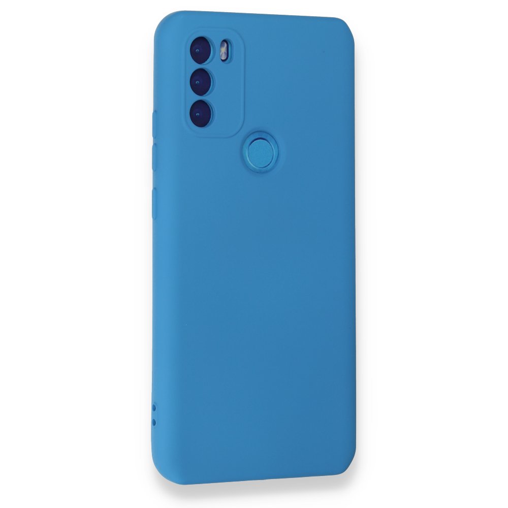  General Mobile GM 21 Plus Kılıf Nano içi Kadife Silikon - Mavi