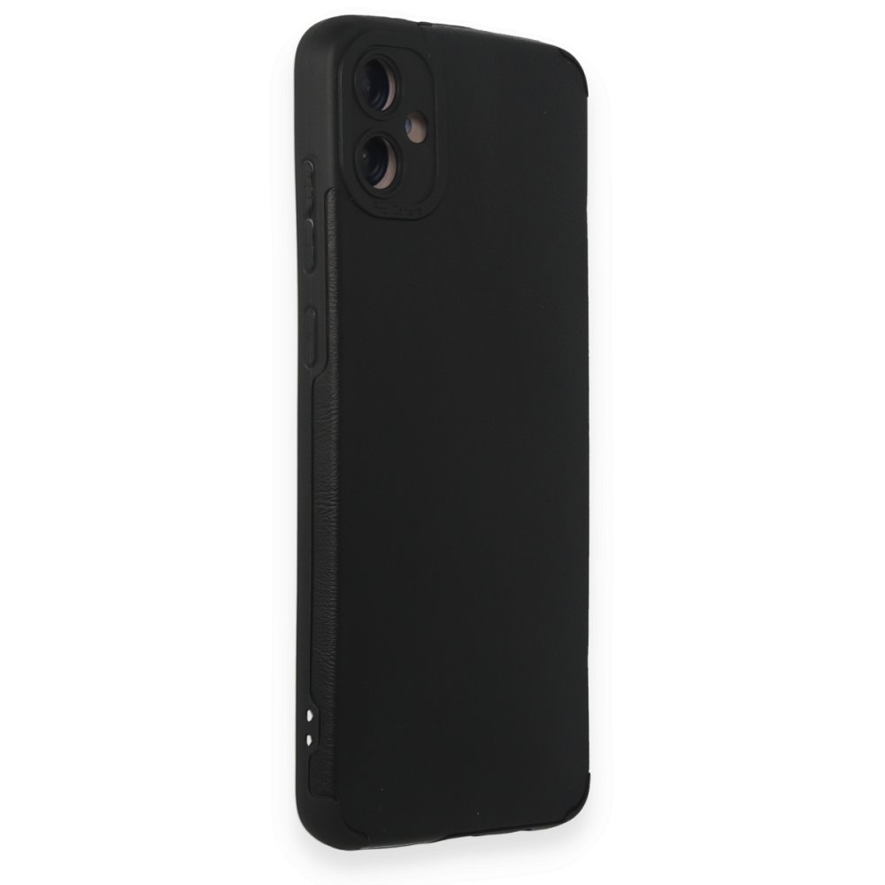  Samsung Galaxy A05 Kılıf Loop Deri Silikon - Siyah