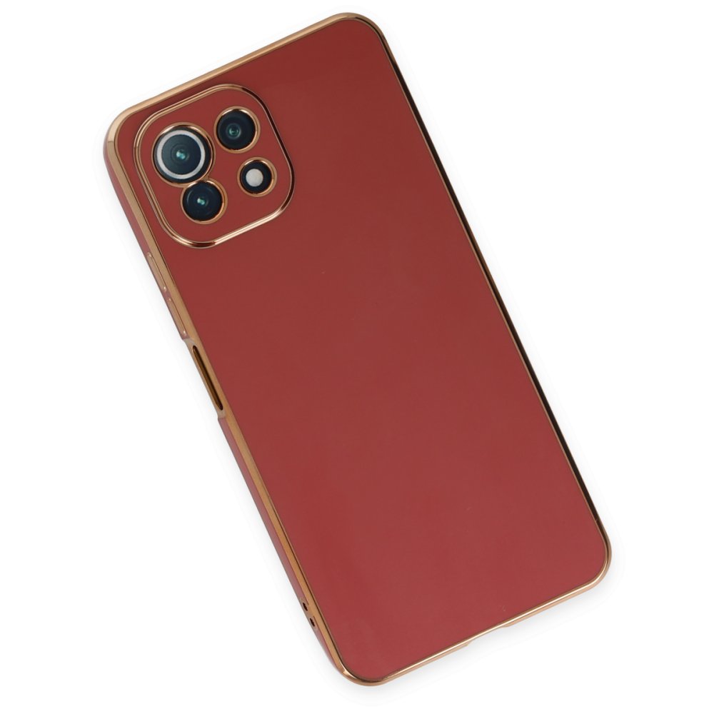 Xiaomi Mİ 11 Lite Kılıf Volet Silikon - Kırmızı  Xiaomi Mİ 11 Lite Kılıf Volet Silikon - Kırmızı