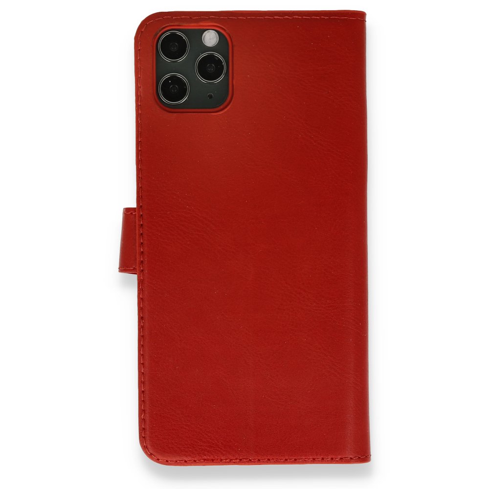 iPhone 11 Pro Max Kılıf Trend S Plus Kapaklı Kılıf - Kırmızı iPhone 11 Pro Max Kılıf Trend S Plus Kapaklı Kılıf - Kırmızı
