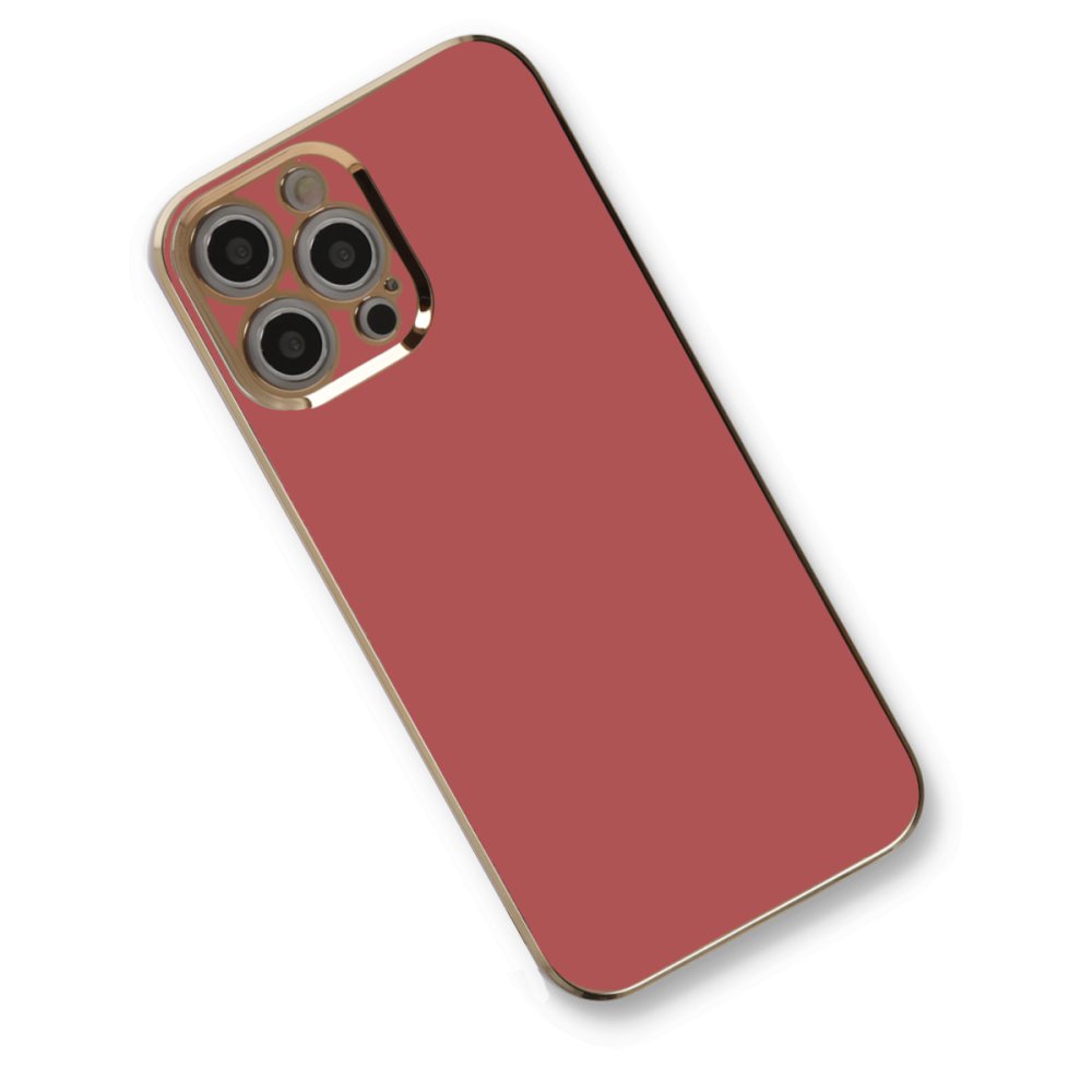  iPhone 12 Pro Max Kılıf Volet Silikon - Kırmızı