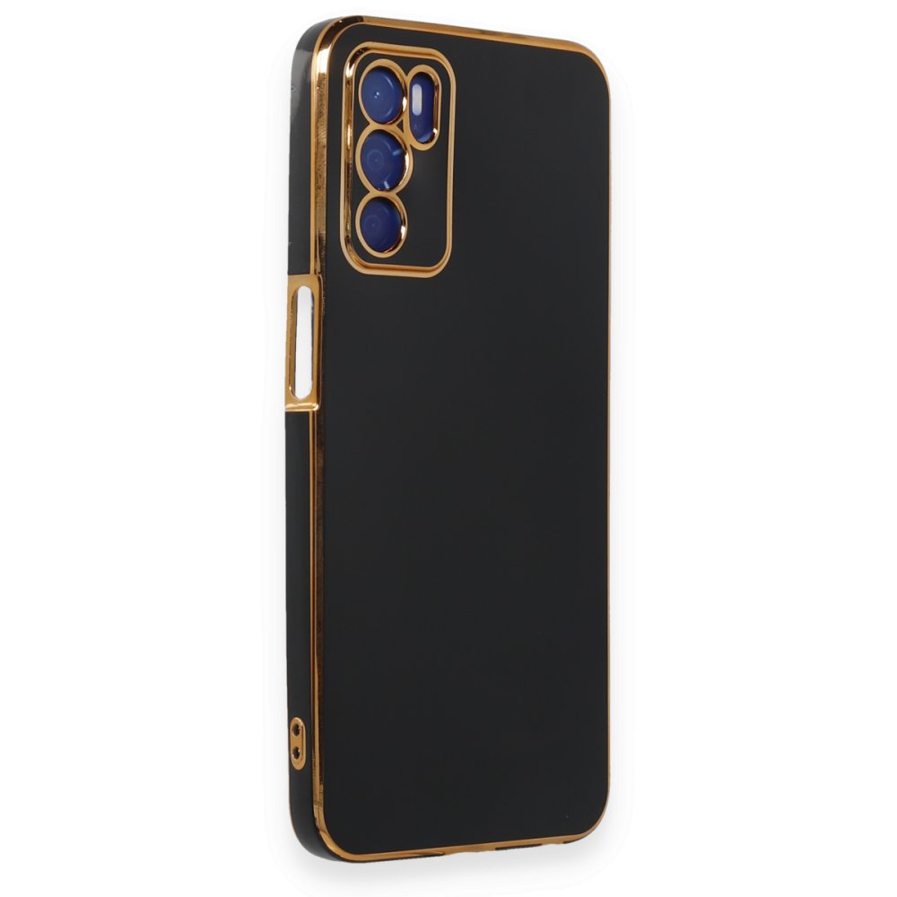  Oppo A55 Kılıf Volet Silikon - Siyah