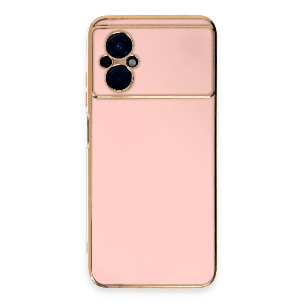  Xiaomi Poco M5 Kılıf Volet Silikon - Pembe
