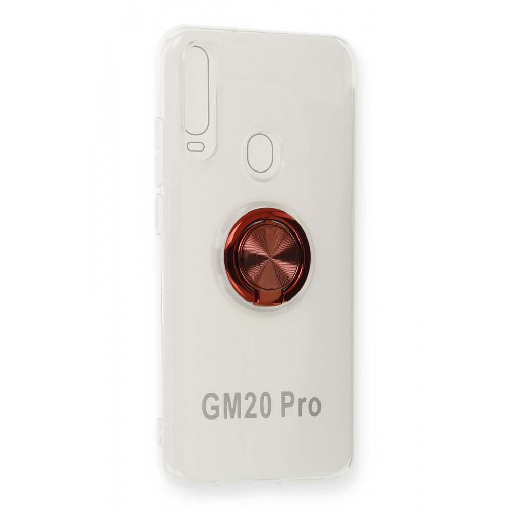  General Mobile GM 20 Pro Kılıf Gros Yüzüklü Silikon - Kırmızı