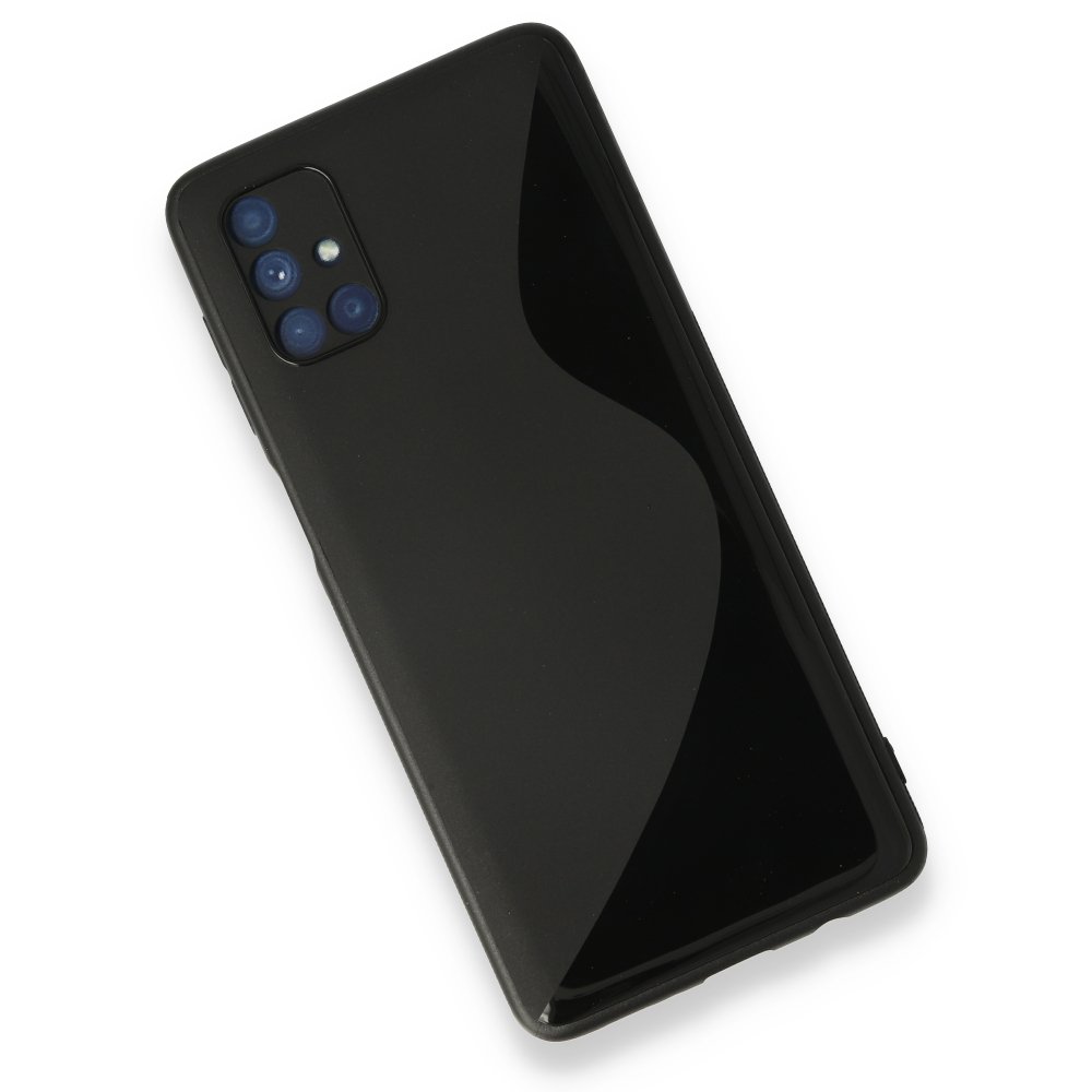  Samsung Galaxy M51 Kılıf S Silikon - Siyah